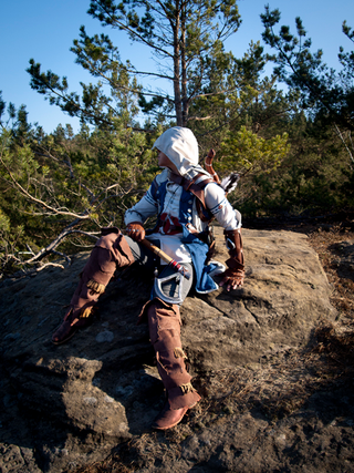 Illustration for article titled Tekken, Judge Gabranth and Assassin's Creed III's Ratohnhaké:ton Come to Life